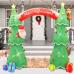 Χριστουγεννιάτικο Φουσκωτό Καμάρα Με 2 Δέντρα 225Χ92Χ180 cm | Aca Lighting | X074024101